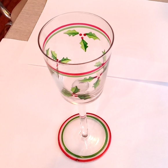 2 Yankee Candle Christmas holly votive candle holders - Picture 2 of 13